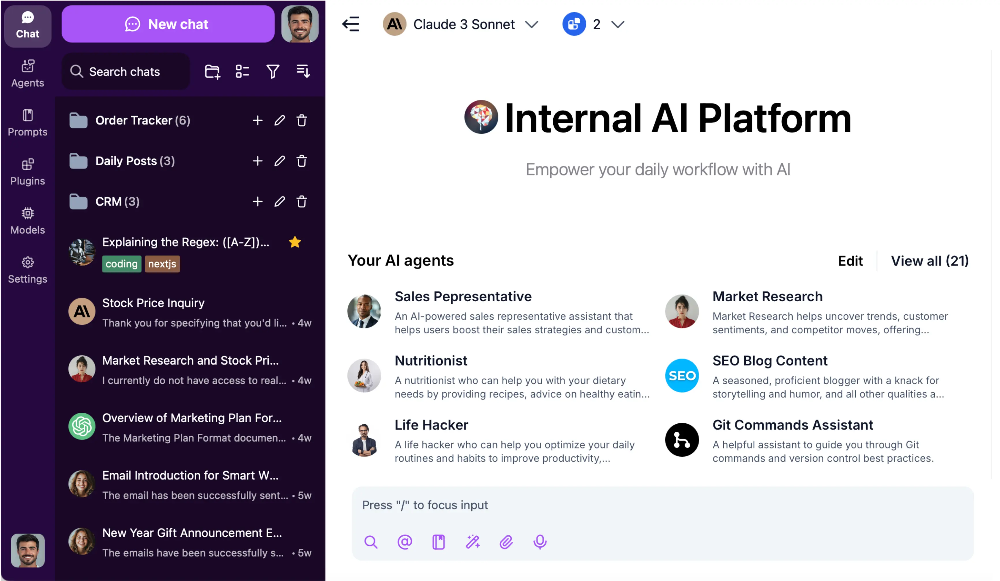 The comprehensive AI chat solution for teams